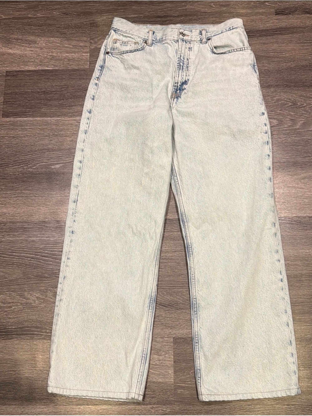 Zara Jeans Relaxed Straight Light Blue Women’s 12